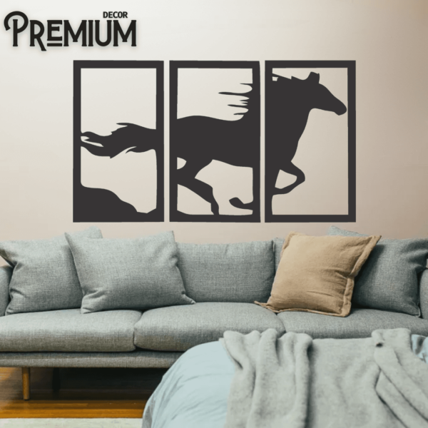 Horse Panel Wooden Wall Decor