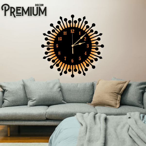 Circle Wooden Wall Clock