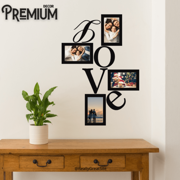 Love Frame Wooden Wall Decor