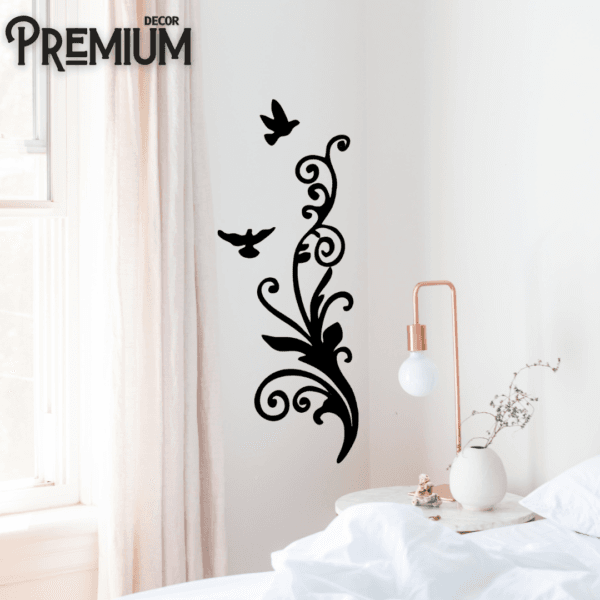 Vase Flower Wooden Wall Decor