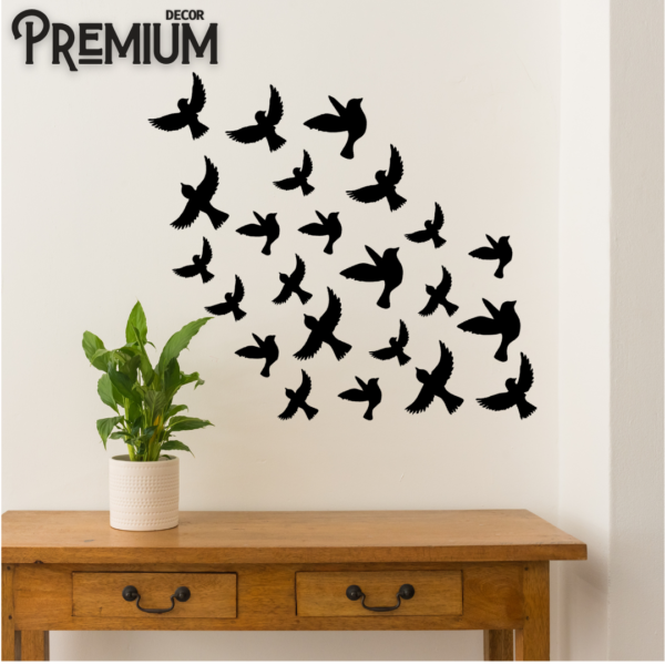 Sparrow pack Of 30 Wooden Wall Decor